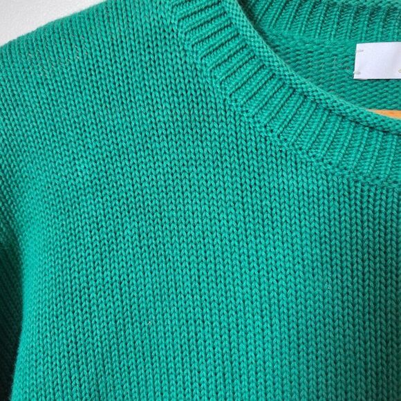 EUC LILLY PULITZER GREEN 100% COTTON CREW NECK PULLOVER SWEATER SMALL - Picture 7 of 14